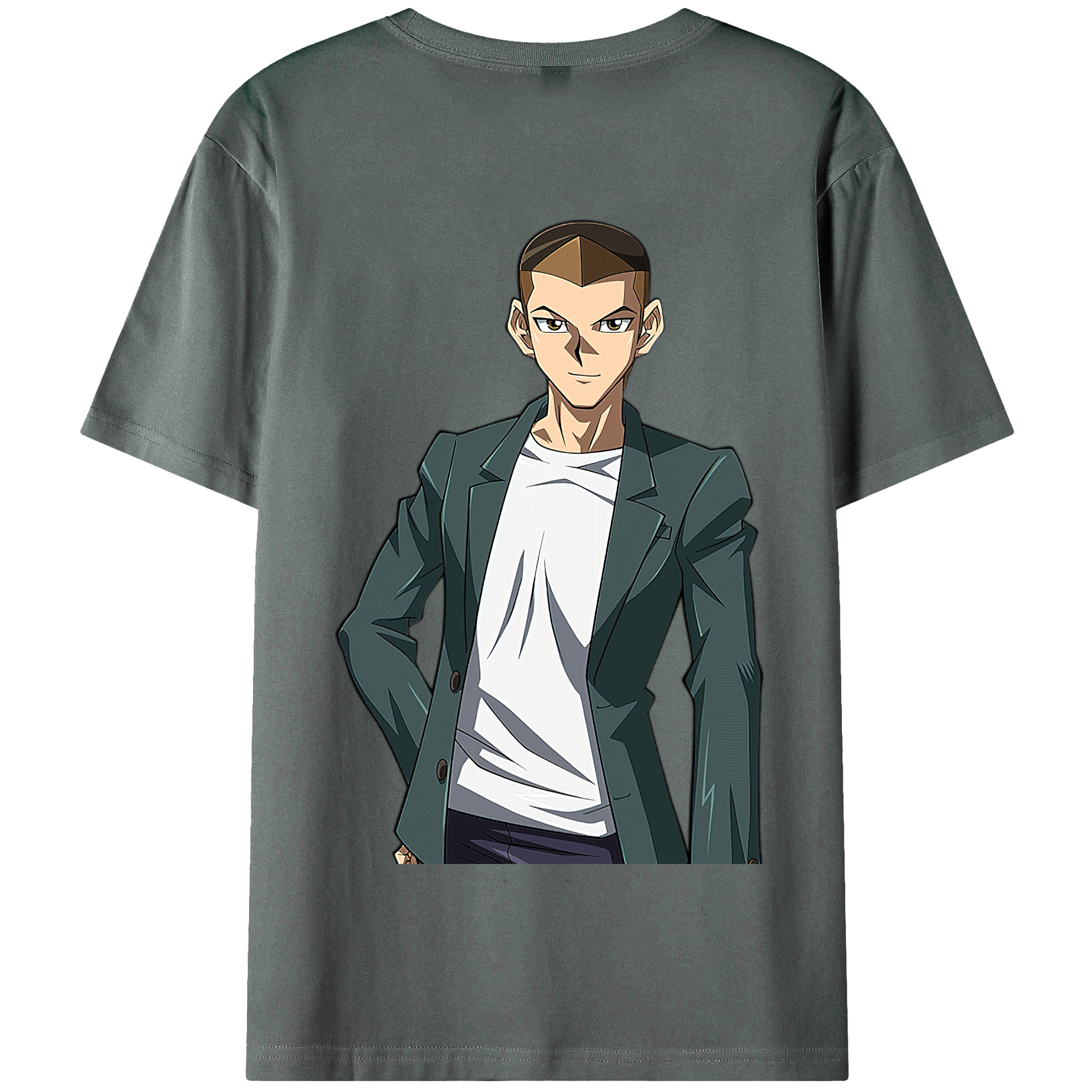（画像用） 遊☆戯☆王 Yu-Gi-Oh! 綿100％半袖Tシャツ（背面プリント）